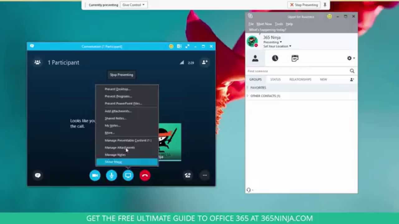 can skype for business on windows talk with mac